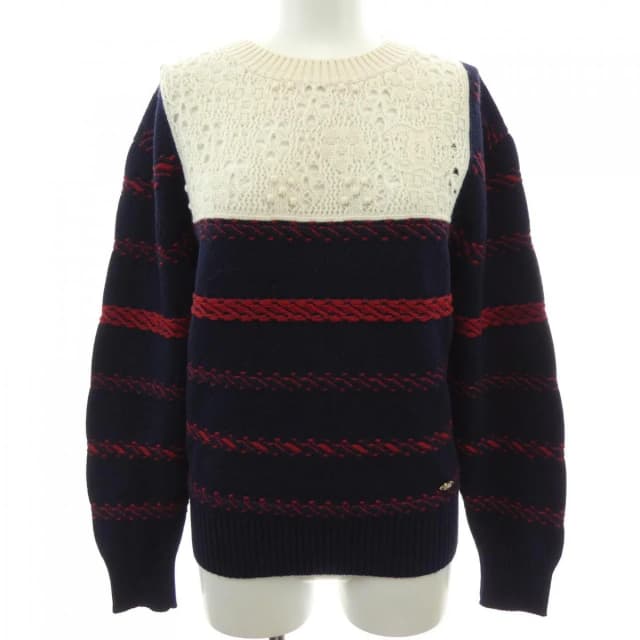 Chanel Knit Sweater Navy in Navy Cashmere from The Reluxe, photo 1 of 1