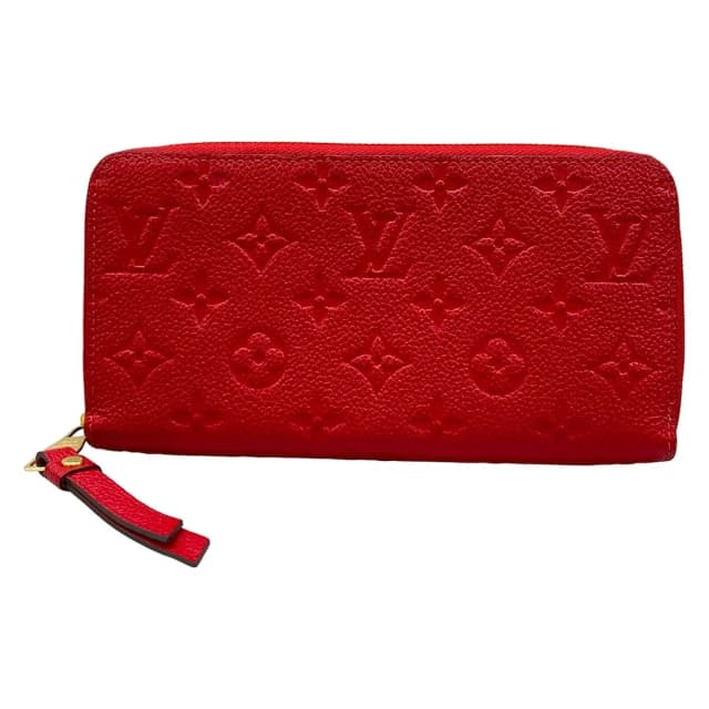 Louis Vuitton Wallet Monogram Empreinte Zippy Scarlet Leather Cowhide in Red Leather from The Reluxe, photo 1 of 1