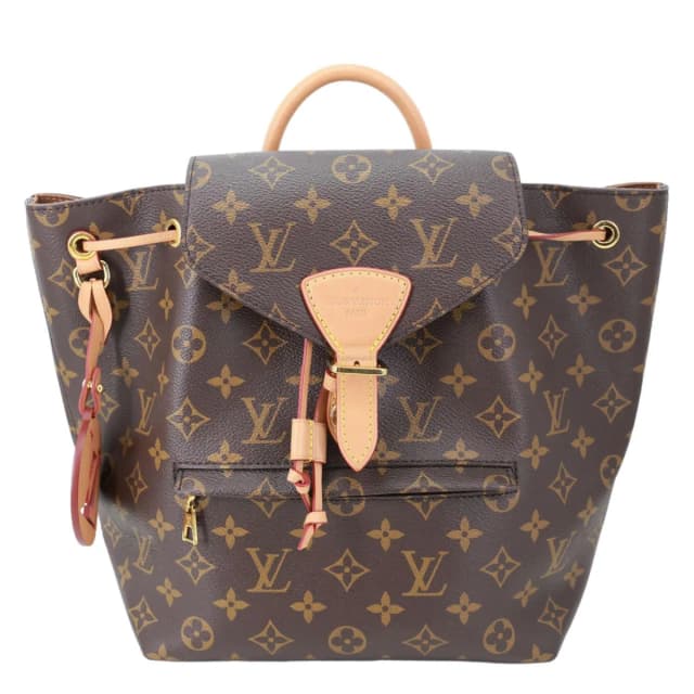 Louis Vuitton Montsouris PM Monogram Canvas Backpack Brown in Brown Coated canvas from Dallas Designer Handbags, photo 1 of 1
