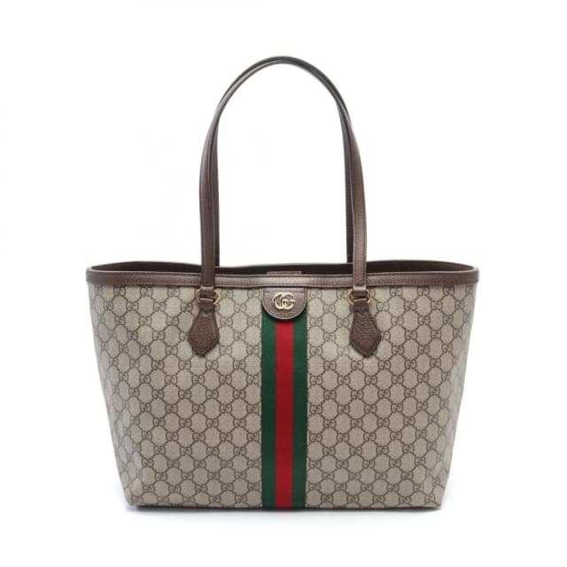 Gucci Tote GG Supreme Canvas Leather Shoulder Bag in Canvas from The Reluxe, photo 1 of 1