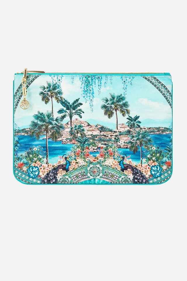 Camilla eBoutique SMALL CANVAS CLUTCH BALEARIC BEBÉ, image 1 of 1 from CAMILLA