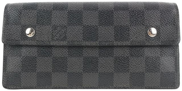 Louis Vuitton Damier Graphite Portefeuille Accordion Long Flap Wallet in Grey Canvas from Bagriculture, photo 1 of 1
