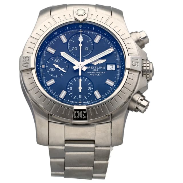 Breitling Avenger A13385 43mm Stainless Steel Watch from H&T, photo 1 of 1