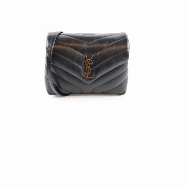 Saint Laurent Toy Loulou Black in Black Leather from The Purse Affair, photo 1 of 1