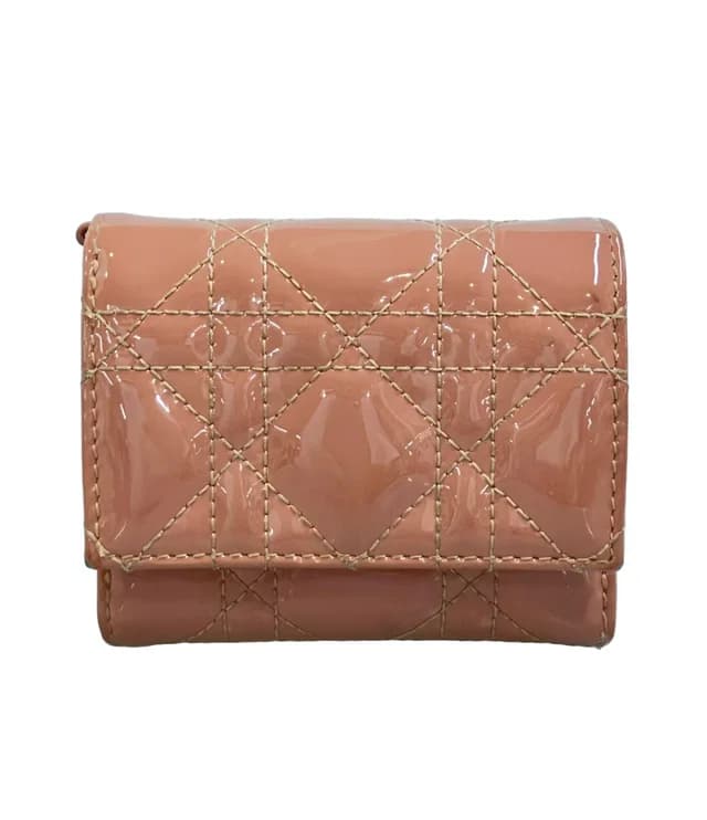 Dior Trifold Wallet Pink in Pink from The Reluxe, photo 1 of 1