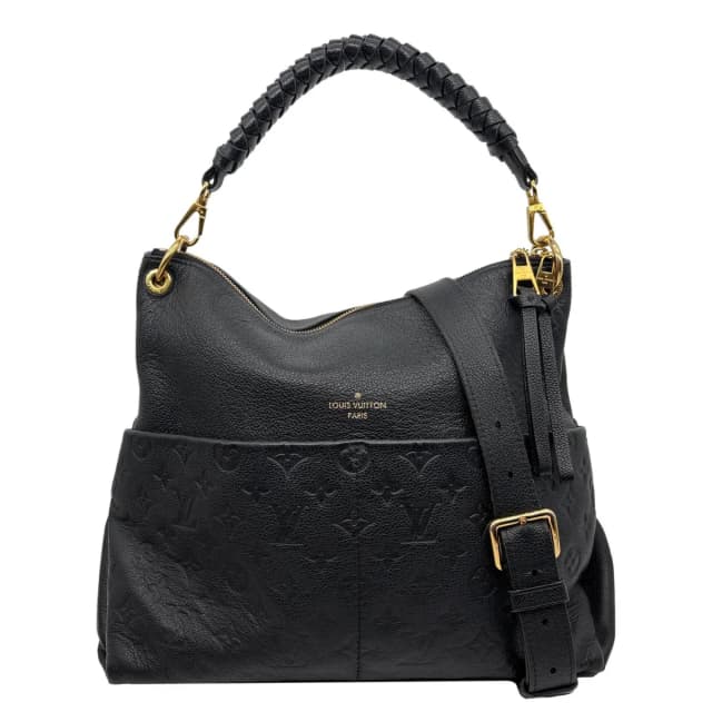 Louis Vuitton Maida Monogram Empreinte Leather Hobo Shoulder Bag Black in Black Leather from Dallas Designer Handbags, photo 1 of 1