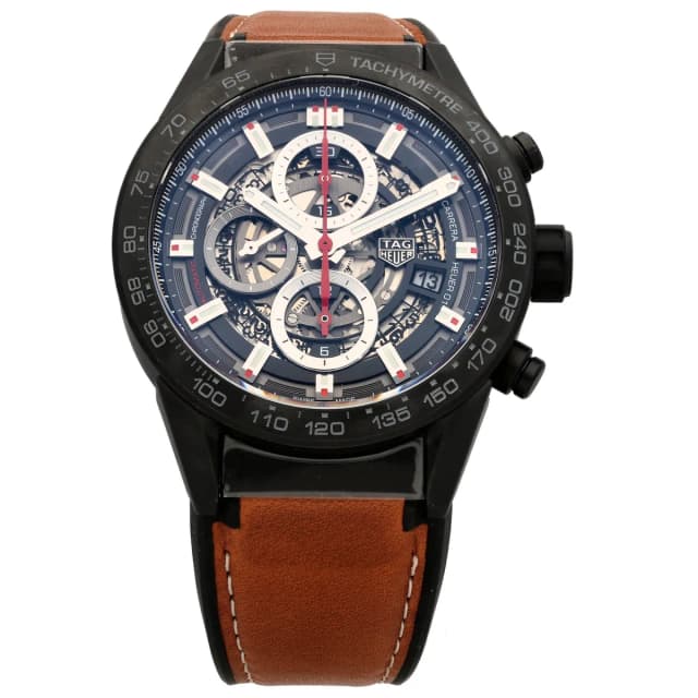 TAG Heuer Carrera CAR2090 43mm Ceramic Watch in Ceramic from H&T, photo 1 of 1