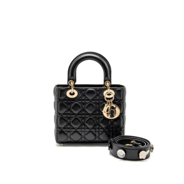 Small Lady Dior My ABCDior Bag Cannage Lambskin Black LGHW in Black Lambskin from EMIER, photo 1 of 1