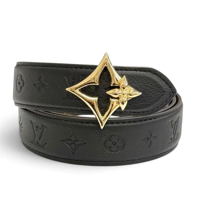 Louis Vuitton Belt Flower Glam 30 Reversible Monogram Canvas Empreinte in Coated canvas from The Reluxe, photo 1 of 1