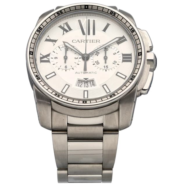 Calibre De Cartier W7100045 42mm Stainless Steel Watch from H&T, photo 1 of 1