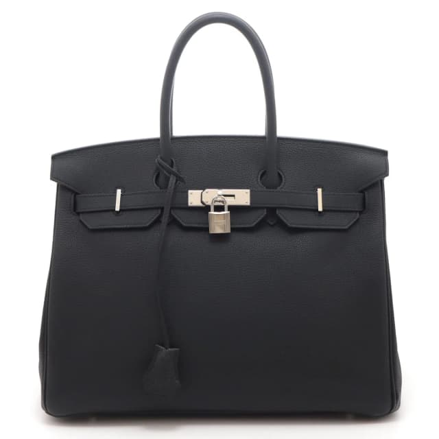 Hermès Birkin 35 Black Silver Handbag Togo in Black Togo leather from The Reluxe, photo 1 of 1