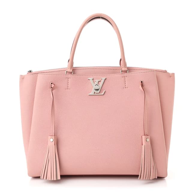 Louis Vuitton Lockmeto Calfskin Leather Bag - Rose Poudre in Pink Calfskin from H&T, photo 1 of 1