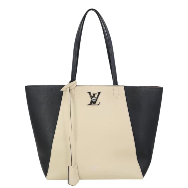 Louis Vuitton Lockme Cabas Leather Tote Bag Bicolor in Leather from Dallas Designer Handbags, photo 1 of 1