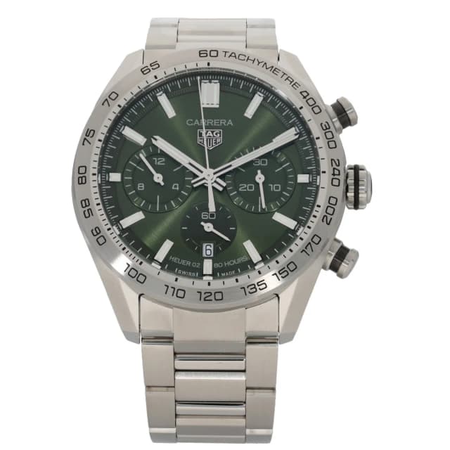 TAG Heuer Carrera CBN2A10 44mm Stainless Steel Watch from H&T, photo 1 of 1