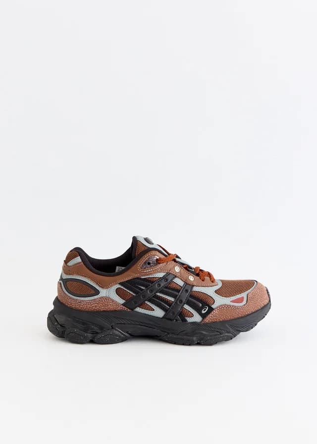 Asics x Hal Studios GEL-NYC 2.0 SSHS 'Mahogany' Sneakers in MAHOGANY/BLACK, image 1 of 1 from Incu