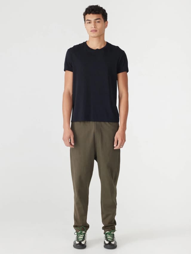 Bassike Raw Hem Utility Terry Pant, image 1 of 1 from bassike
