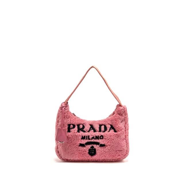 Prada reedition 2000 terry mini bag pink in Pink from EMIER, photo 1 of 1