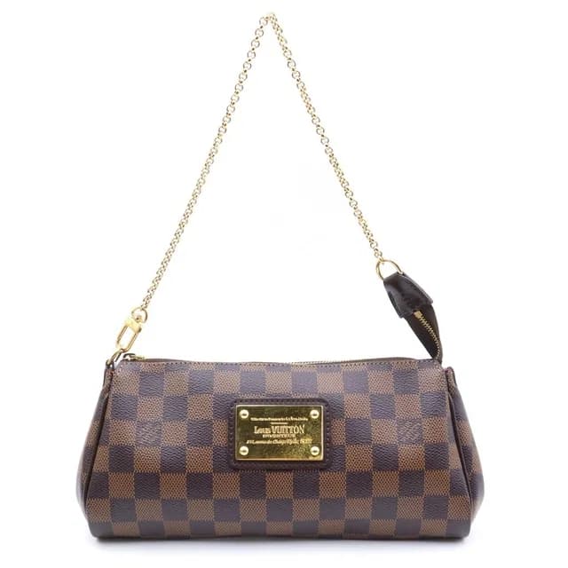 Louis Vuitton Damier Shoulder Bag Brown Leather in Brown Leather from The Reluxe, photo 1 of 1