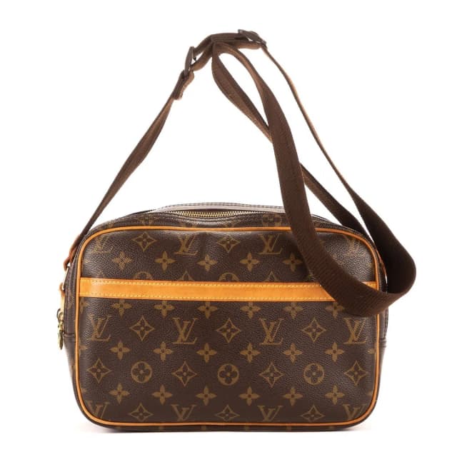 Louis Vuitton Reporter Brown Monogram Canvas Shoulder Bag in Brown Coated canvas from The Reluxe, photo 1 of 1