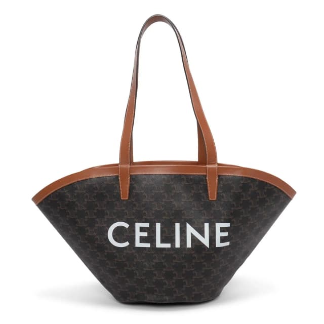 Celine Triomphe Canvas Medium Couffin Tote in Tan Canvas from Blue Spinach, photo 1 of 1