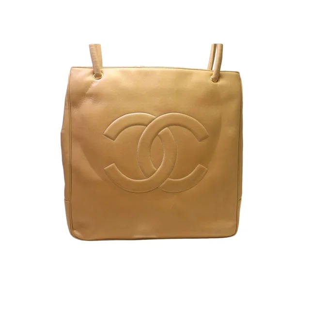 Chanel CC Logo Lambskin Tote Bag in Lambskin from The Reluxe, photo 1 of 1