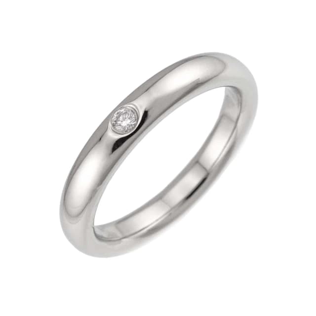 Tiffany & Co. Stacking Band Ring Diamond Platinum from The Reluxe, photo 1 of 1