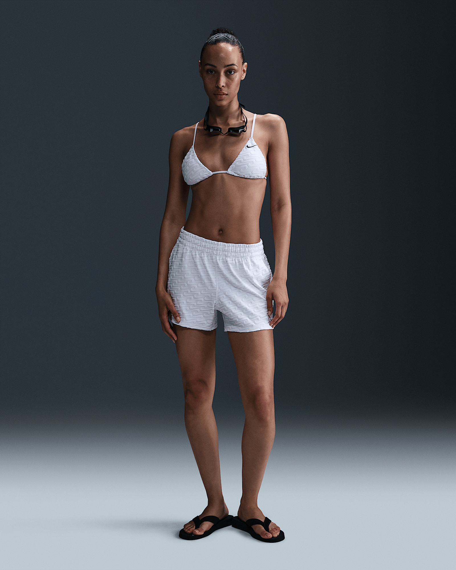 Nike Swim Breaker in White, image 1 of 1 from Nike