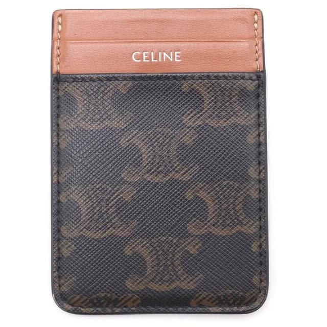 Celine Triomphe Canvas Card Case Brown in Brown Canvas from The Reluxe, photo 1 of 1