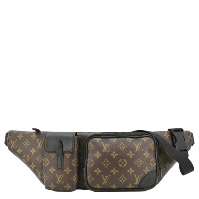 Louis Vuitton Christopher Monogram Macassar Bumbag Brown in Brown Coated canvas from Dallas Designer Handbags, photo 1 of 1
