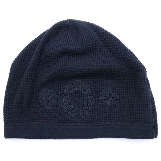 Chrome Hearts Horseshoe Thermal Beanie Hat Black in Black from The Reluxe, photo 1 of 1