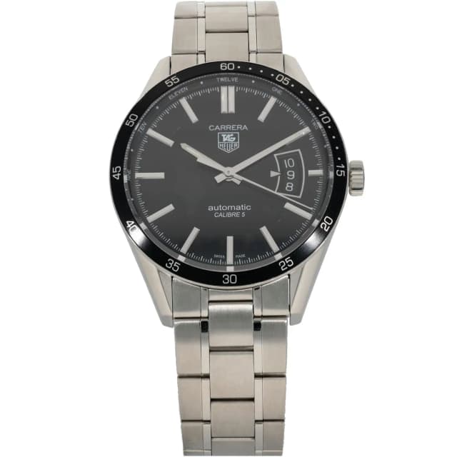 TAG Heuer Carrera WV211M 39mm Stainless Steel Watch from H&T, photo 1 of 1