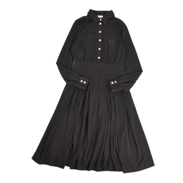 Celine Dress Knit Long Sleeve Carriage Sashimi in Cashmere from The Reluxe, photo 1 of 1