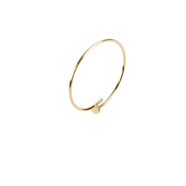 Cartier Juste Un Clou JUC Bracelet Yellow Gold with Diamonds Size 19 in Yellow from The Purse Affair, photo 1 of 1
