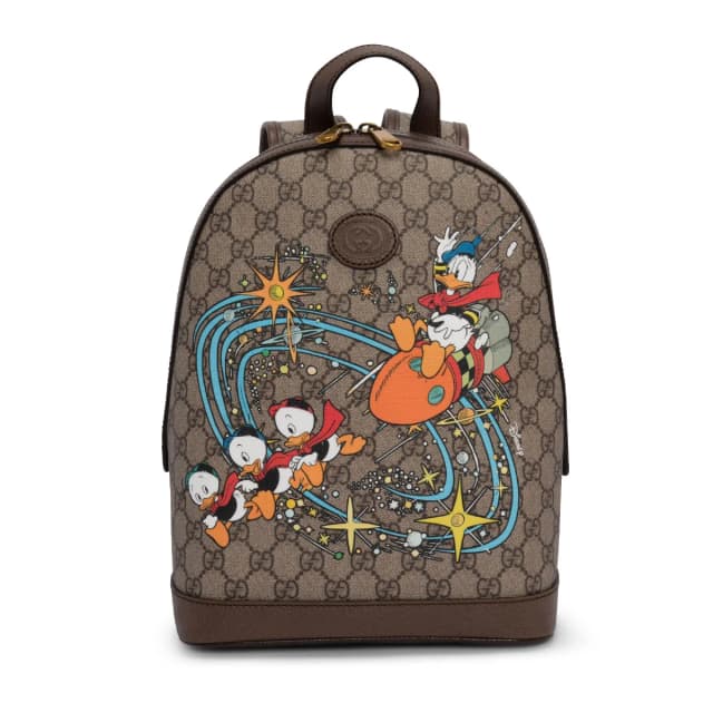 Gucci x Disney Beige Supreme Donald Duck Backpack in Beige from Blue Spinach, photo 1 of 1