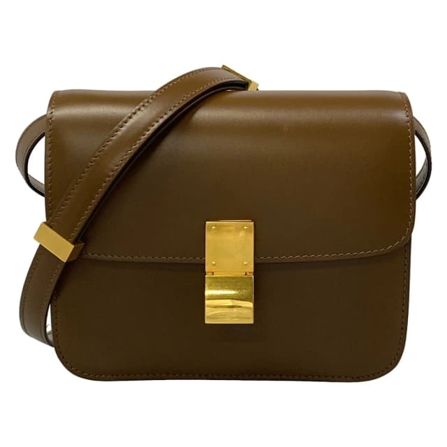 Celine Shoulder Bag Teen Classic Dark Brown Leather in Brown Leather from The Reluxe, photo 1 of 1