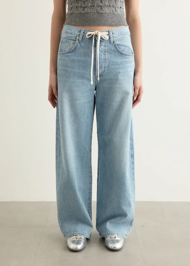 CITIZENS OF HUMANITY Brynn Trousers in BLUE LACE (LT INDIGO), image 1 of 1 from Incu