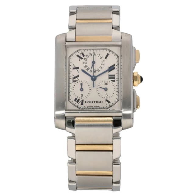 Cartier Tank Francaise W51004Q4 28mm Bi-Colour Watch from H&T, photo 1 of 1