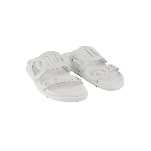 Hermès Extra Sandal Blanc Size 37 in White from The Purse Affair, photo 1 of 1