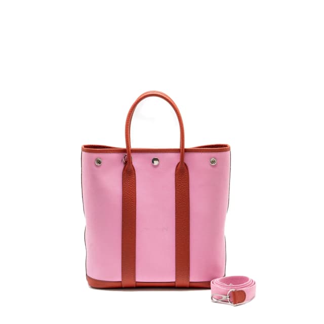 Hermès Garden File 28 Canvas/country pink /Rouge Duchesse SHW Stamp Y in Red Canvas from EMIER, photo 1 of 1