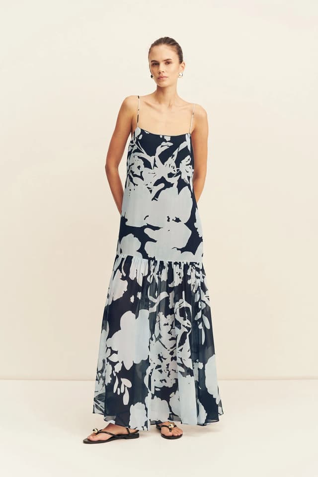 Shona Joy ALEYNA DROPPED WAIST MAXI DRESS, image 1 of 1 from Shona Joy