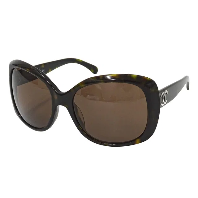 Chanel Sunglasses Brown CC Logo Tortoiseshell Pattern Summer Cool Eyewear in Brown from The Reluxe, photo 1 of 1