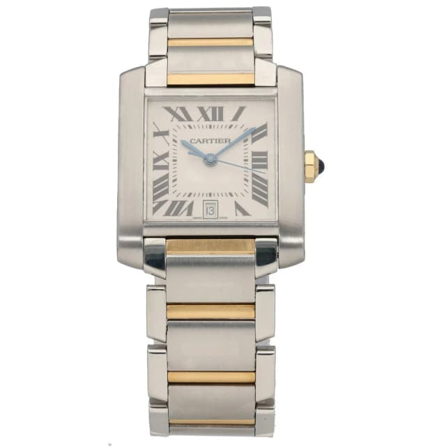 Cartier Tank Francaise W51005Q4 28mm Stainless Steel Watch from H&T, photo 1 of 1