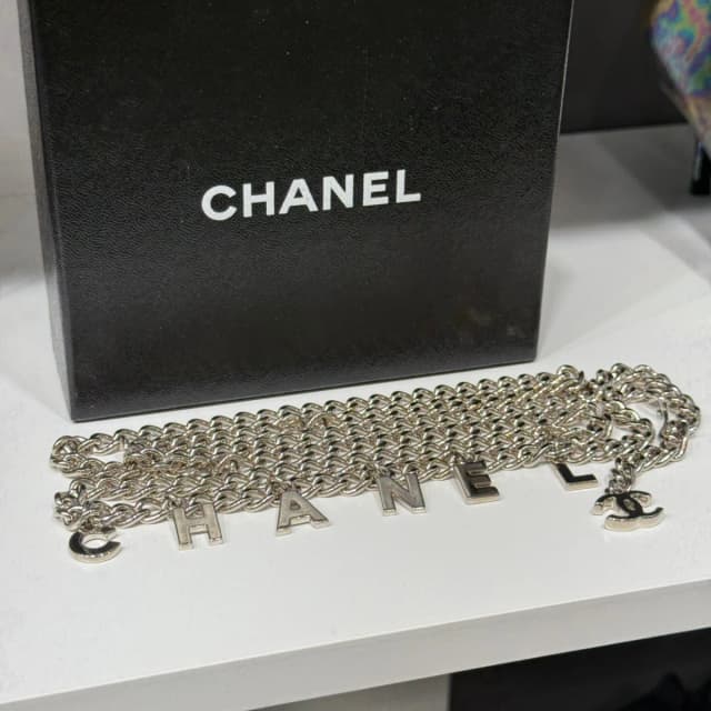 Chanel Silver Chain Necklace/Belt in Silver from Revivre, photo 1 of 1