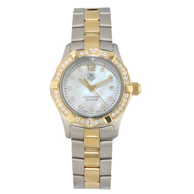 TAG Heuer Aquaracer WAF1450 27mm Bi-Colour Watch from H&T, photo 1 of 1