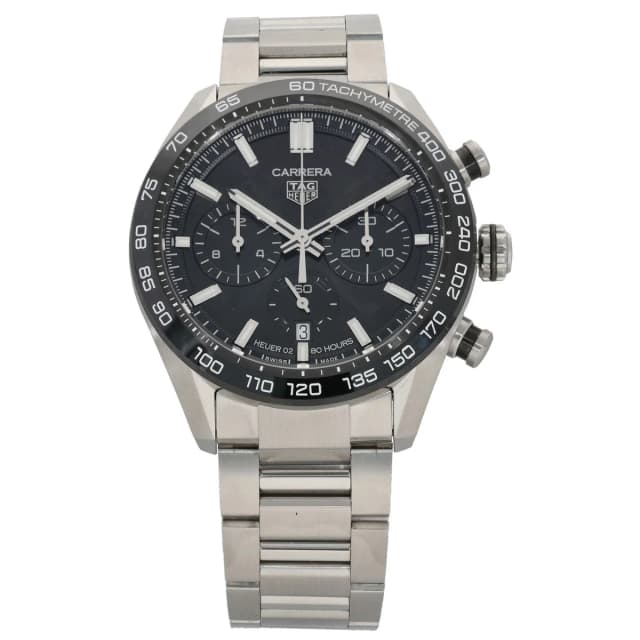 TAG Heuer Carrera CBN2A1B 44mm Stainless Steel Watch from H&T, photo 1 of 1