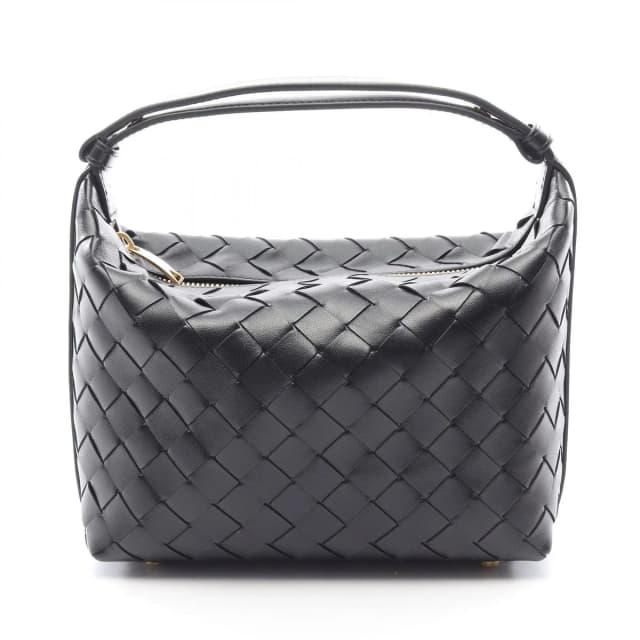 Bottega Veneta Handbag Mini Wallace Black Leather in Black Leather from The Reluxe, photo 1 of 1