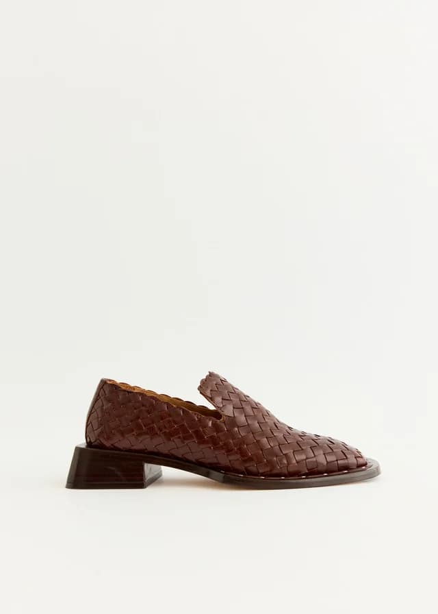 Miista Skye Brown Loafers in BROWN, image 1 of 1 from Incu