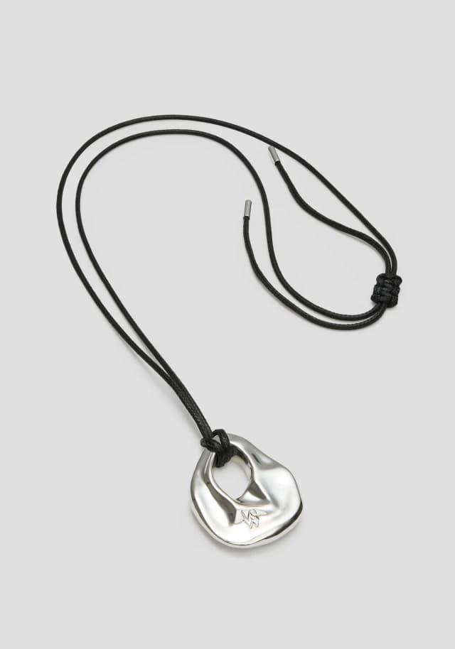 VIKTORIA & WOODS Organic Pendant Necklace in SILVER, image 1 of 1 from Viktoria & Woods