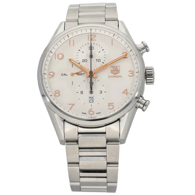 TAG Heuer Carrera CAR2012 43mm Stainless Steel Watch from H&T, photo 1 of 1