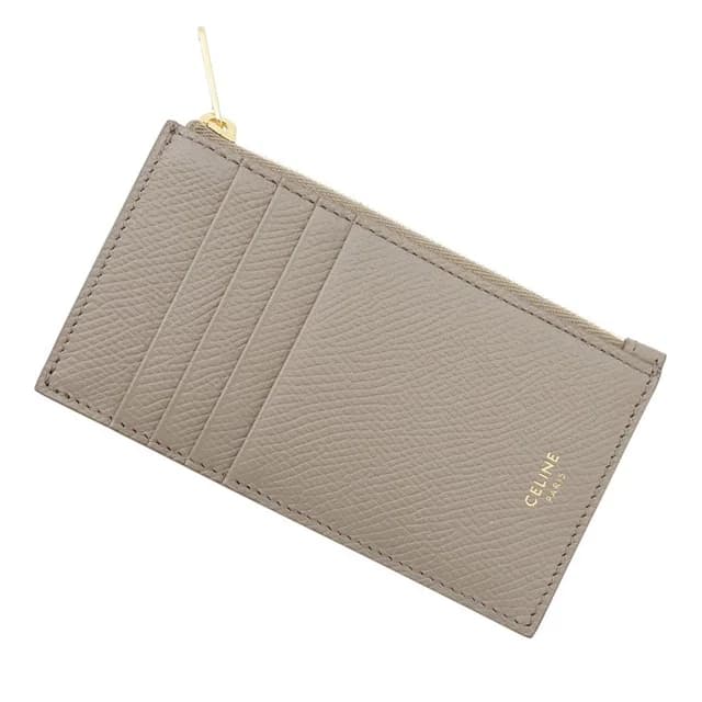 Celine Coin Purse Fragment Case Grained Calfskin Logo Card in Caviar leather from The Reluxe, photo 1 of 1